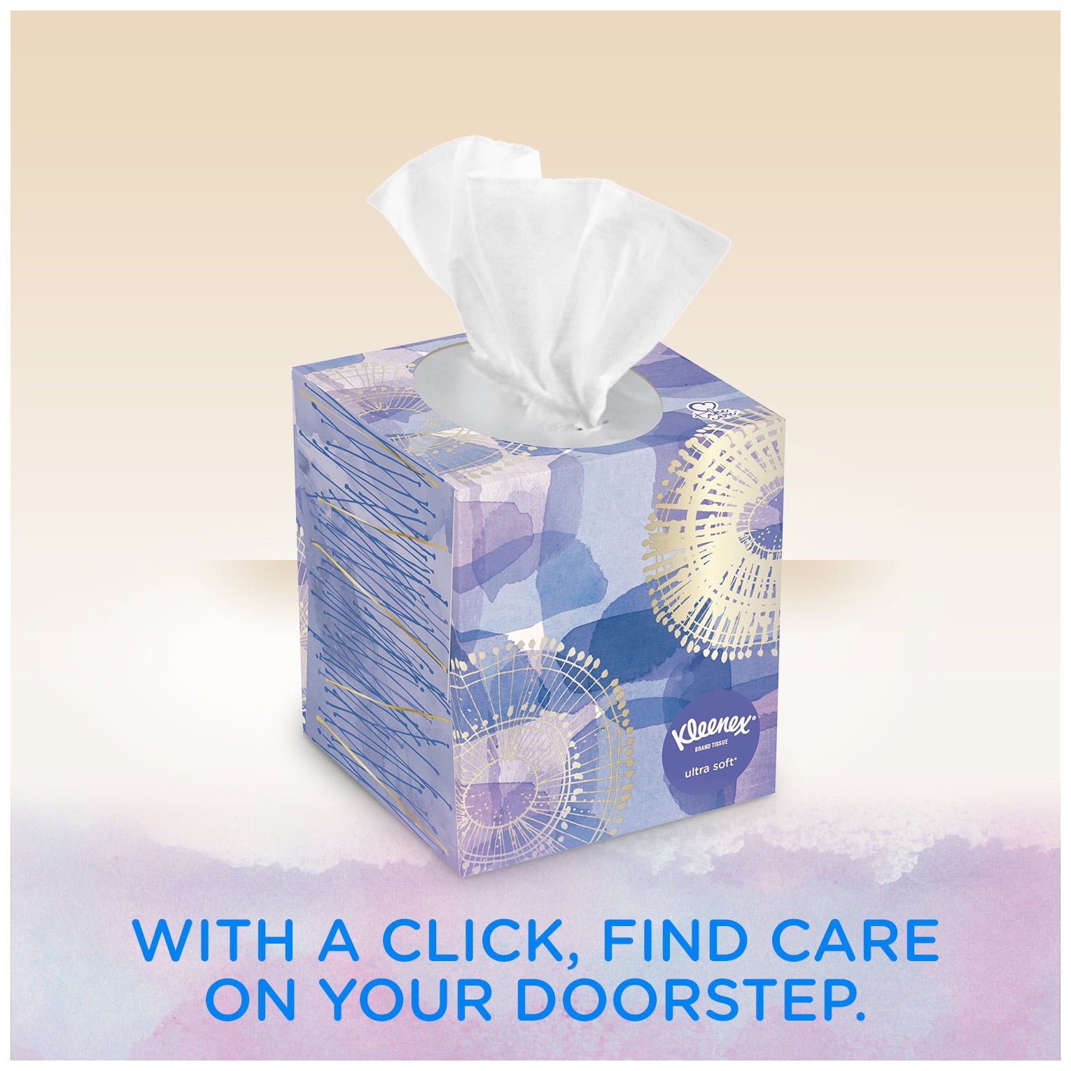 Kleenex Ultra Soft Facial Tissues, 3 Flat Boxes (360 Total Tissues)
