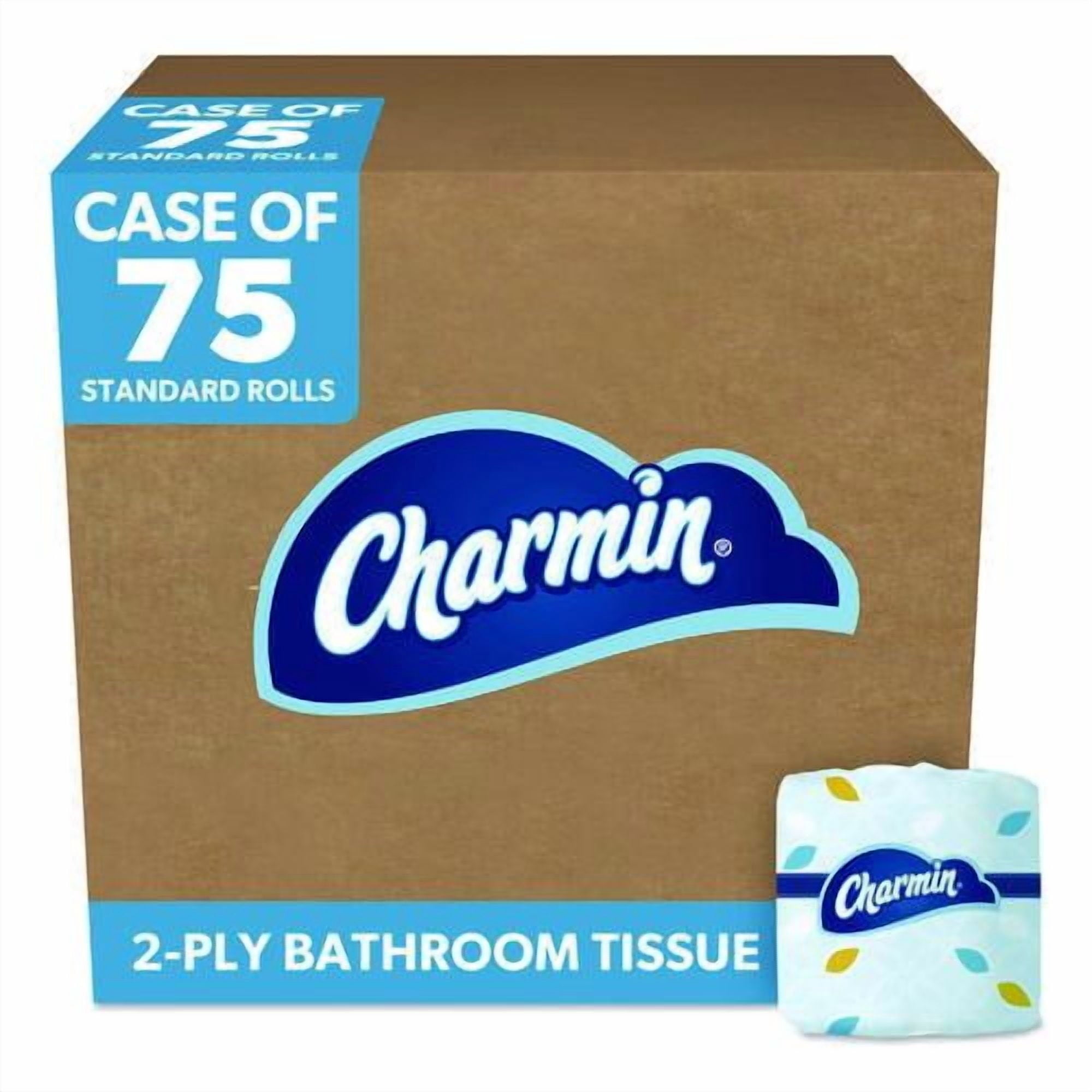 Commercial Bathroom Tissue Septic Safe, 2-Ply, White, 450 Sheets/Roll, 75/Carton