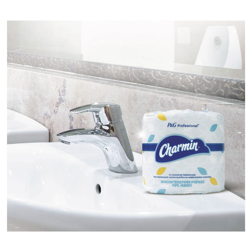 Commercial Bathroom Tissue Septic Safe, 2-Ply, White, 450 Sheets/Roll, 75/Carton