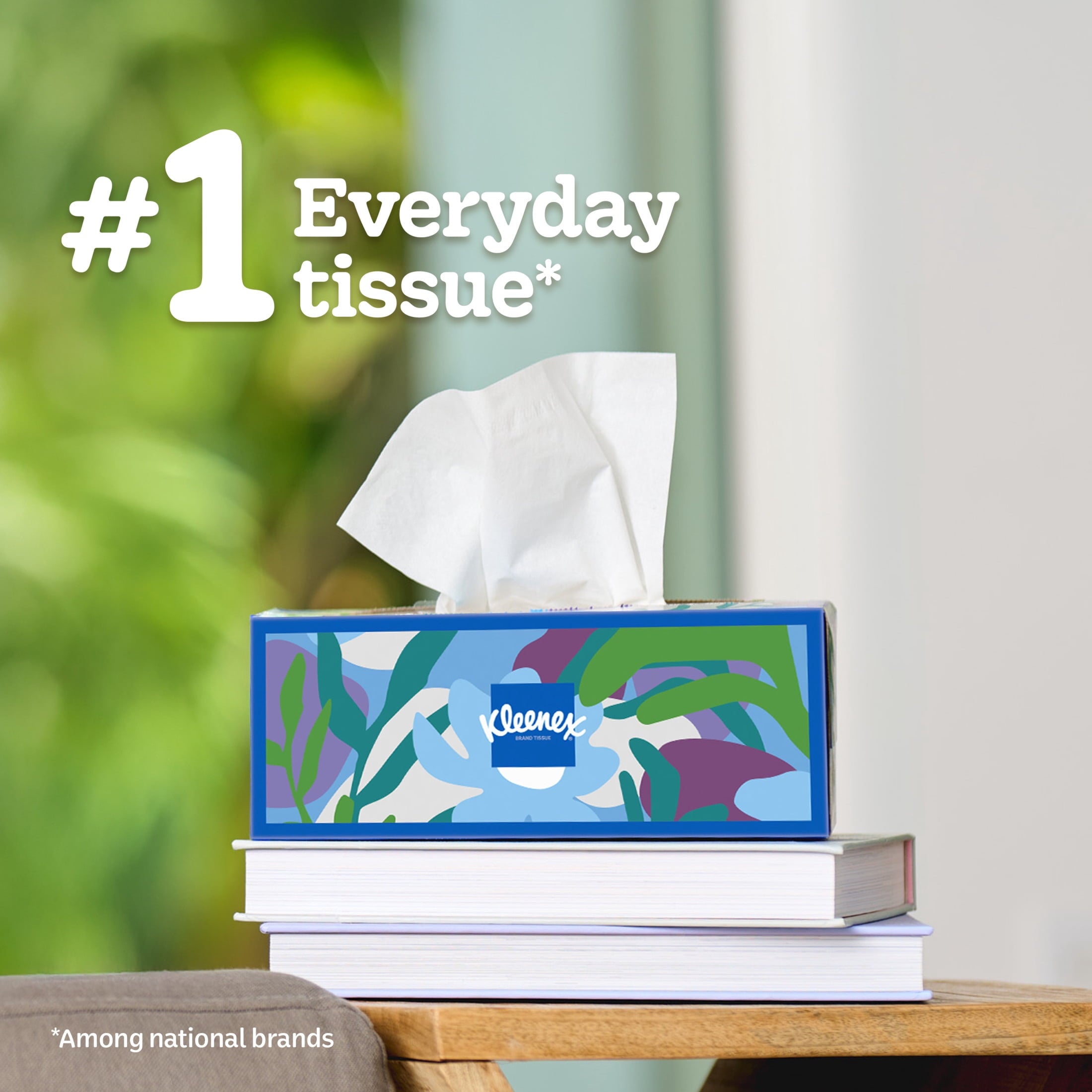 Kleenex Trusted Care 2-Ply Flat Box Facial Tissues, 6 Pack (960 Total Tissues)