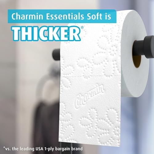 Charmin Essentials Soft Toilet Paper 6 Mega Rolls, 330 sheets per roll