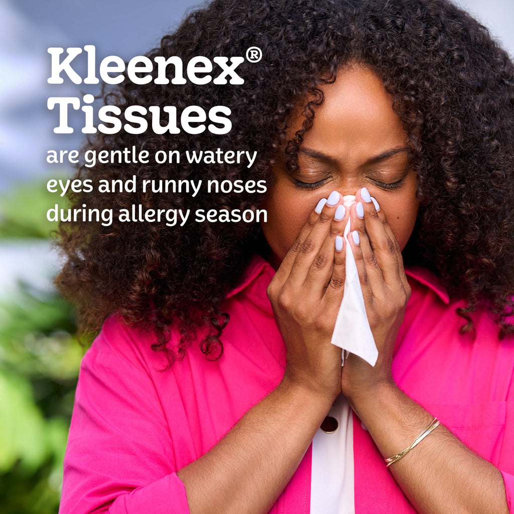 Kleenex Perfect Fit Facial Tissues, 2 Canister Boxes, 50 Tissues per Box, 2-Ply