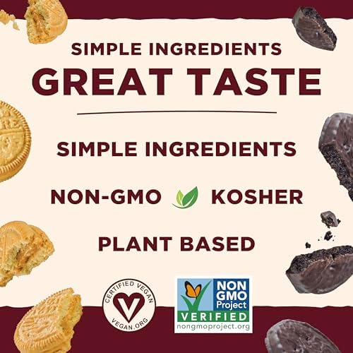 Back to Nature Fudge Mint Cookies - Vegan, Non-GMO, Made with Wheat Flour, Delicious & Quality Snacks, 6.4 Ounce