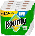 Bounty Select-A-Size Paper Towels, White, 8 Triple Rolls = 24 Regular Roll