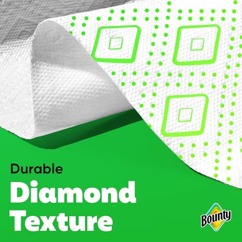 Bounty Full Sheet Paper Towels, White, 2 Triple Rolls = 6 Regular Rolls (Packaging May Vary)