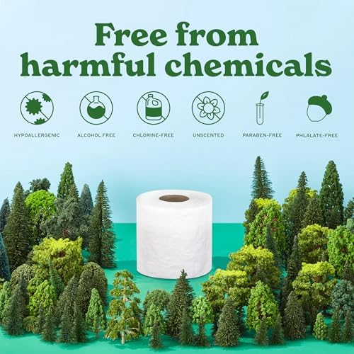 Caboo Tree Free Toilet Paper, PFAS Free, Septic Safe, 24 Rolls