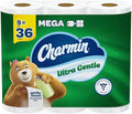 Charmin Ultra Gentle Toilet Paper, 9 Mega Rolls, 231 Sheets Per Roll