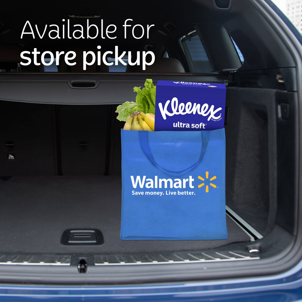 (3 pack) Kleenex Ultra Soft Facial Tissues, 6 Cube Boxes, 60 Tissues per Box, 3-Ply