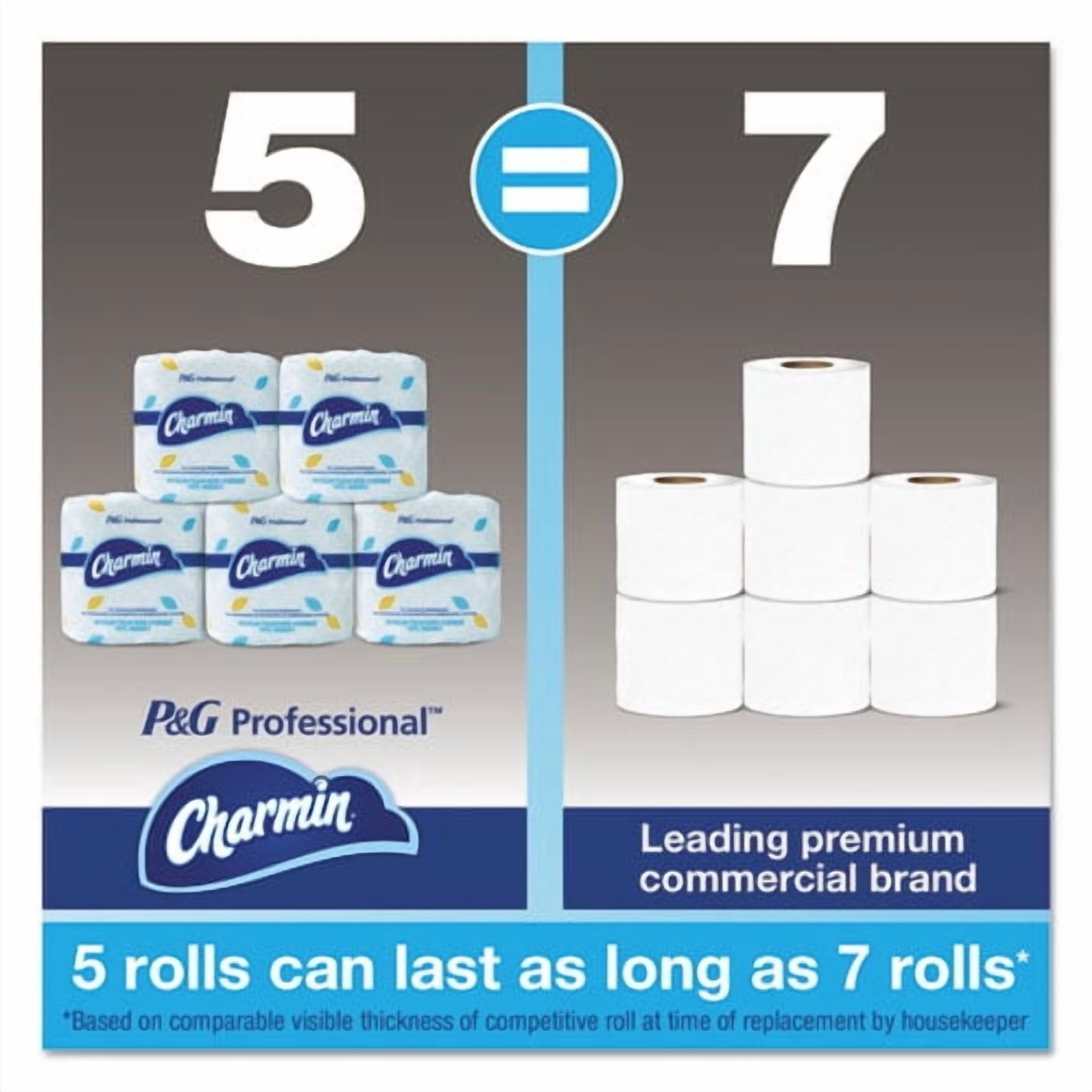 Commercial Bathroom Tissue Septic Safe, 2-Ply, White, 450 Sheets/Roll, 75/Carton