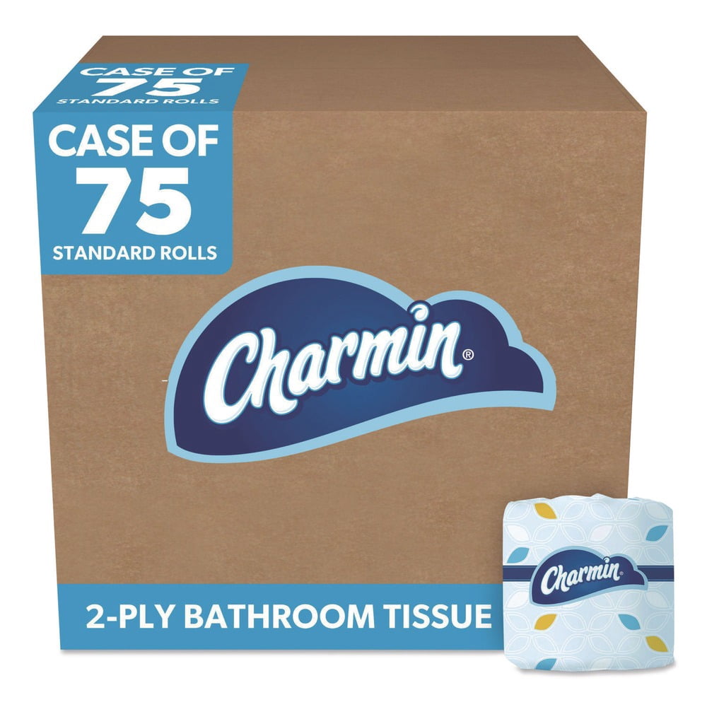 Commercial Bathroom Tissue Septic Safe, 2-Ply, White, 450 Sheets/Roll, 75/Carton