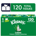 Kleenex Lotion Facial Tissues with Coconut Oil and Aloe, 3-Ply, 120 Count