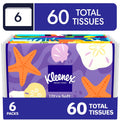 Kleenex Slim Wallet 3-Ply Facial Tissues, 6 Pack (60 Total Tissues)