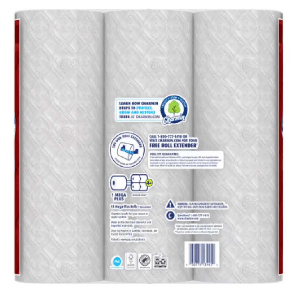 Ultra Strong Toilet Paper Roll (12 Mega Plus Rolls)