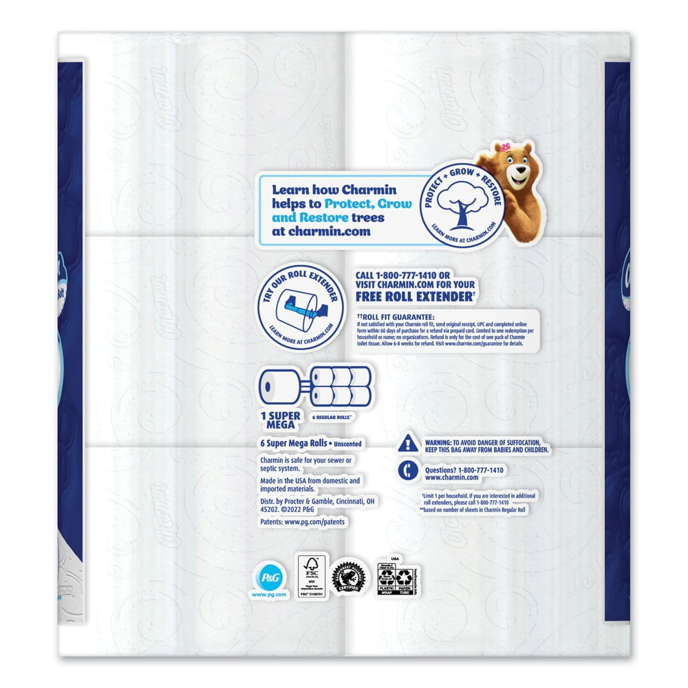2-Ply Septic Safe Ultra Soft Bathroom Tissue - White (312 Sheets/Roll, 18 Rolls/Carton)