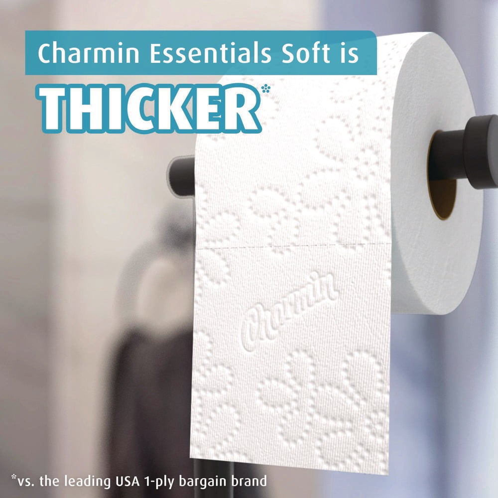 Essentials Soft 2-Ply Septic Safe Bathroom Tissue - White (4/Carton)